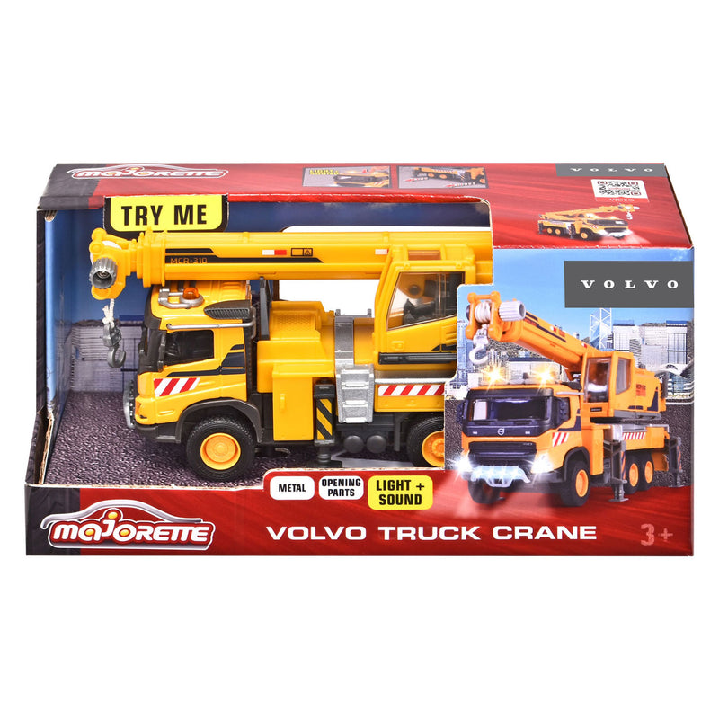 Load image into Gallery viewer, Majorette Volvo Vrachtwagen met Kraan
