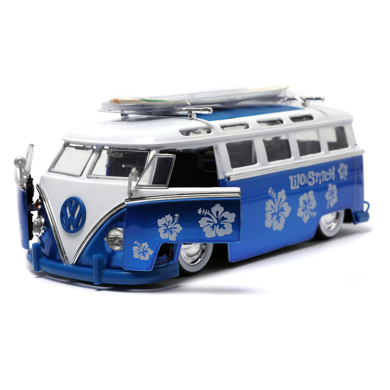 Load image into Gallery viewer, Jada Toys Jada Die-Cast Lilo en Volkswagen T1 Bus 1:24
