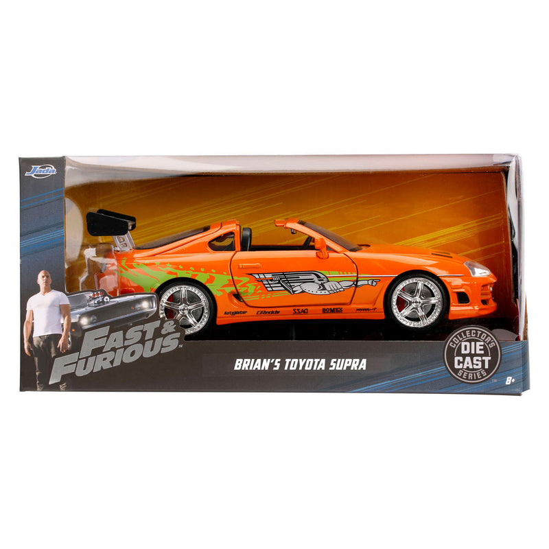 Load image into Gallery viewer, Jada toys jada die-cast fast furious 1995 toyota supra raceauto 1:24
