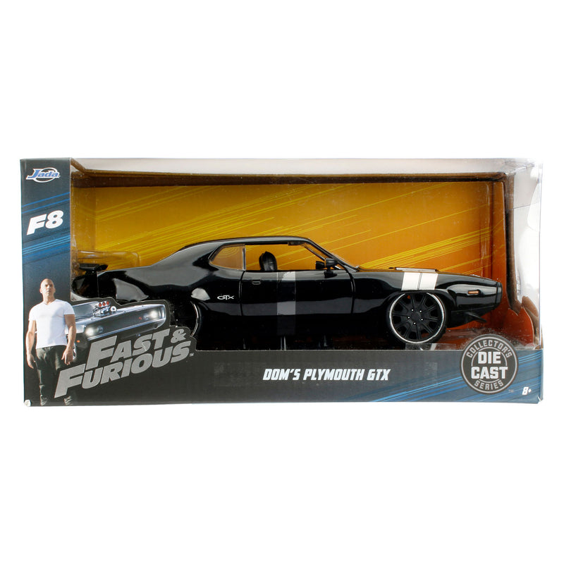 Load image into Gallery viewer, Jada Die-Cast Fast Furious FF8 1972 Plymouth GTX Raceauto 1:24
