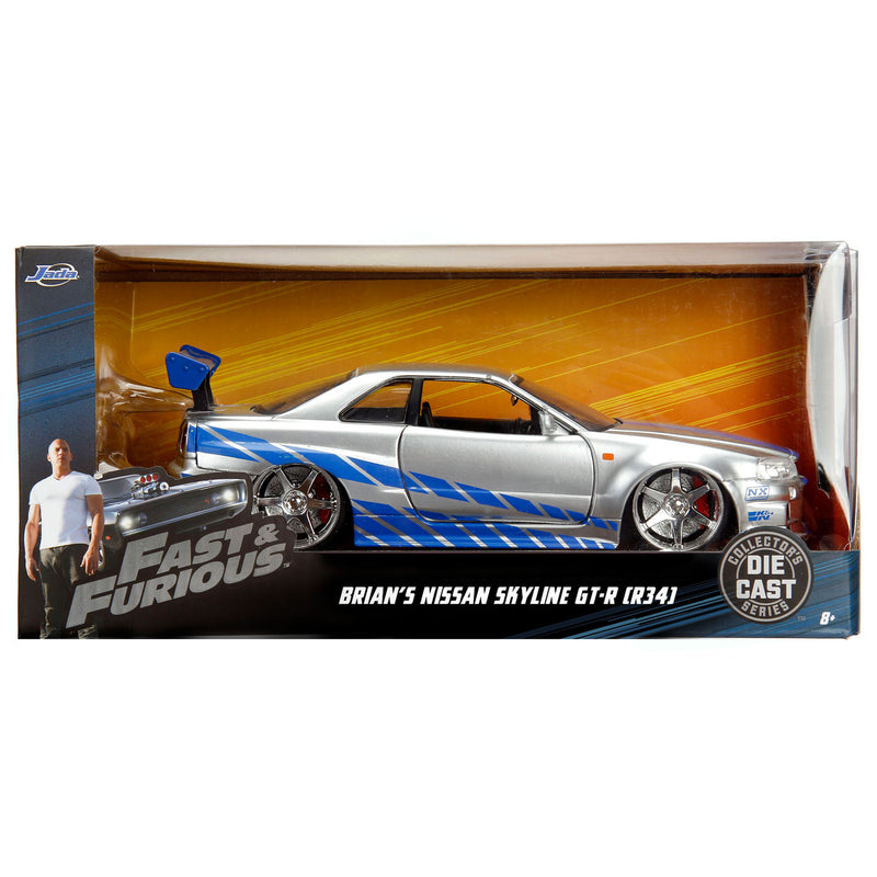 Load image into Gallery viewer, Jada Toys Jada Die-Cast Fast Furious 2002 Nissan Skyline 1:24
