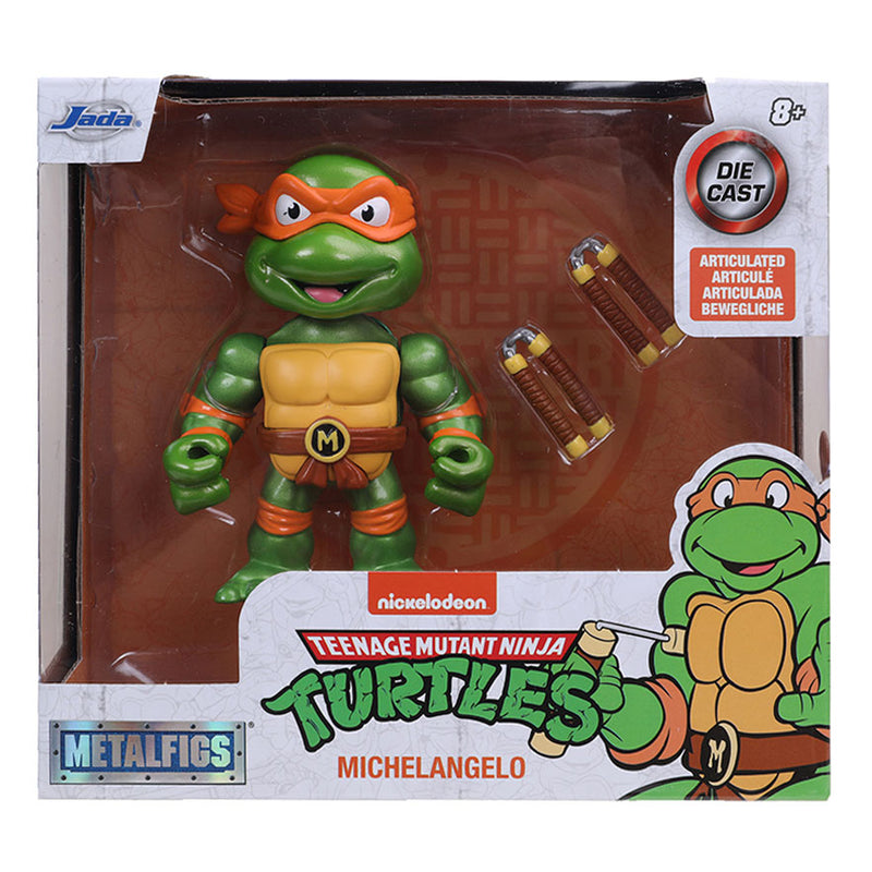 Load image into Gallery viewer, Jada toys jada metalfigs die-cast teenage mutant ninja turtles - michelangelo
