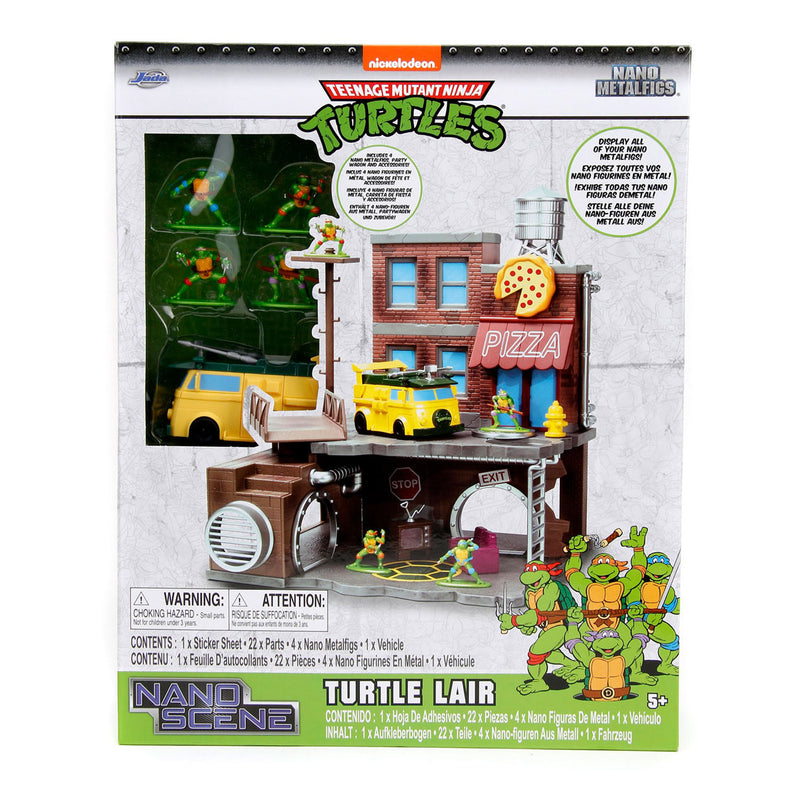 Load image into Gallery viewer, Jada Toys Jada Metalfigs Hoofdkwartier Teenage Mutant Ninja Turtles Speelset

