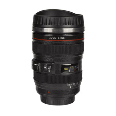 Ootb reisbeker camera lens rvs 15cm