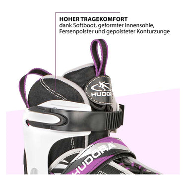 Hudora kinder skeelers mia paars, mt 29-32