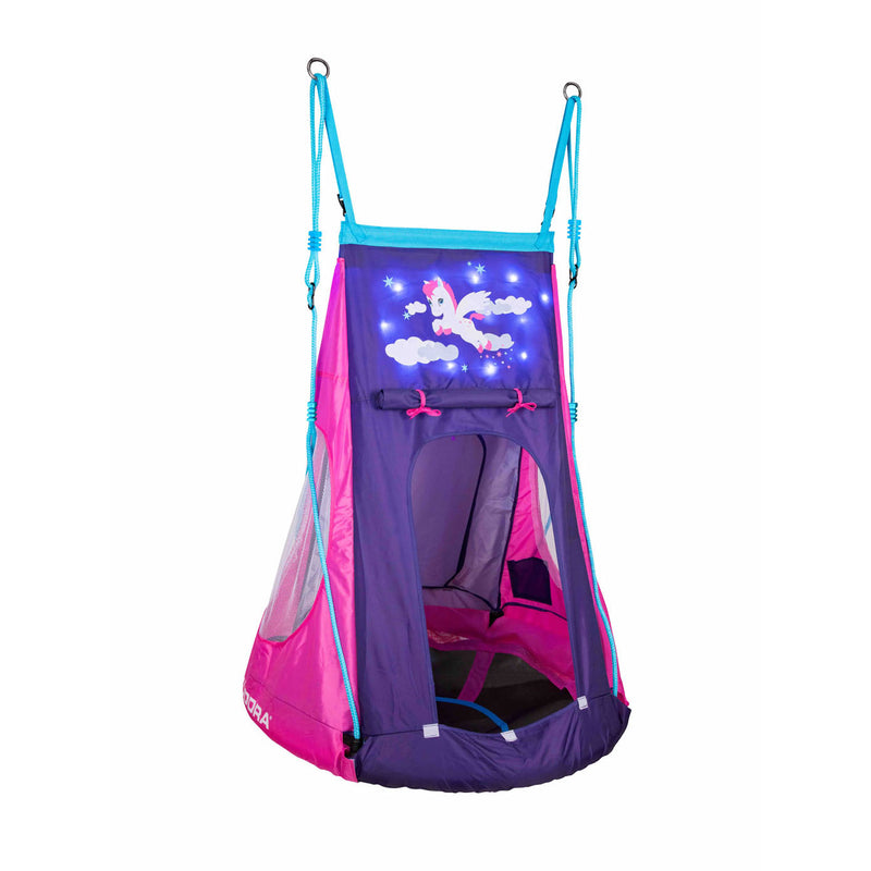 Load image into Gallery viewer, Hudora nestschommel pony met tent led
