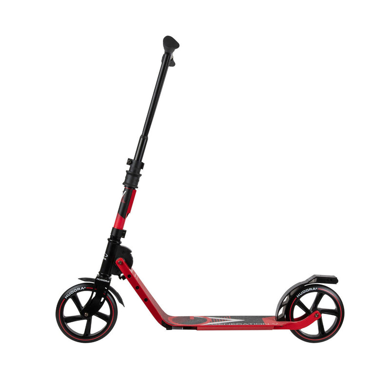 Load image into Gallery viewer, Hudora BigWheel 205 met V-vormig Stuur Rood
