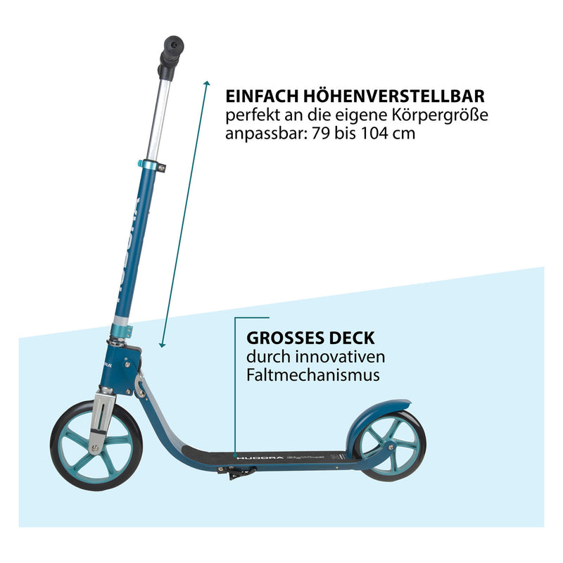 Load image into Gallery viewer, Hudora HUDORA Wheel Step 215 Scooter Step Azuur Blauw
