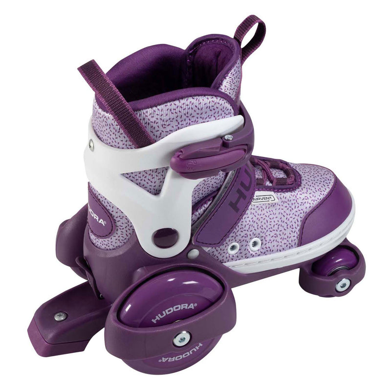 Load image into Gallery viewer, Hudora rolschaatsen my first quad paars, maat 26-29

