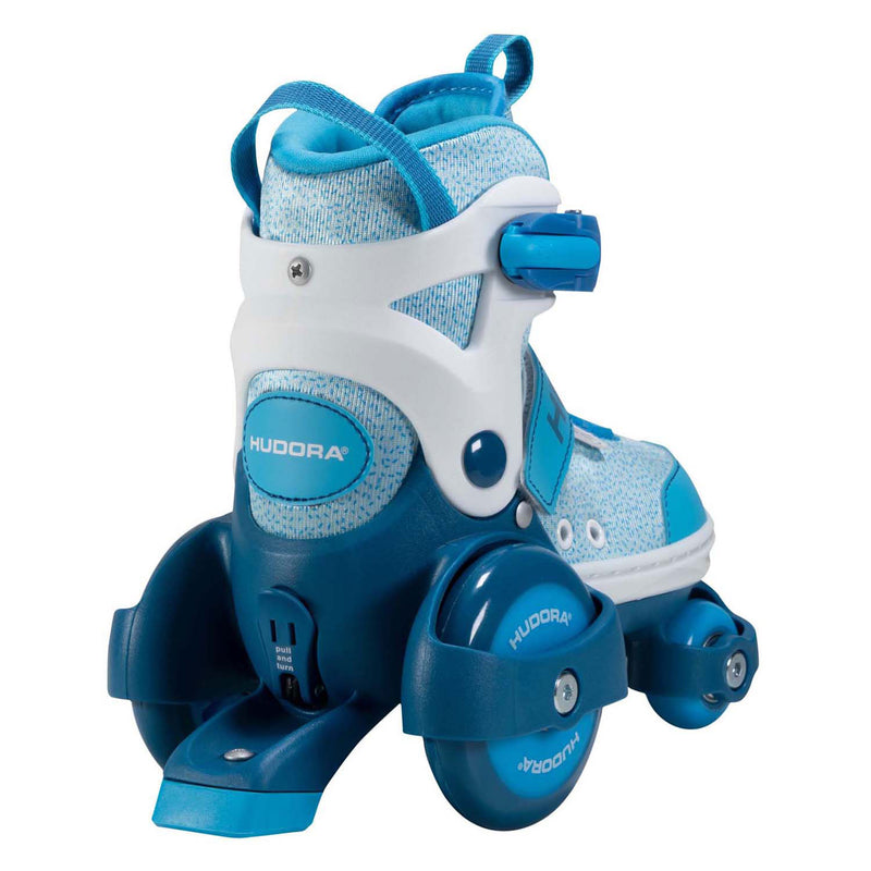 Load image into Gallery viewer, Hudora rolschaatsen my first quad blauw, maat 26-29
