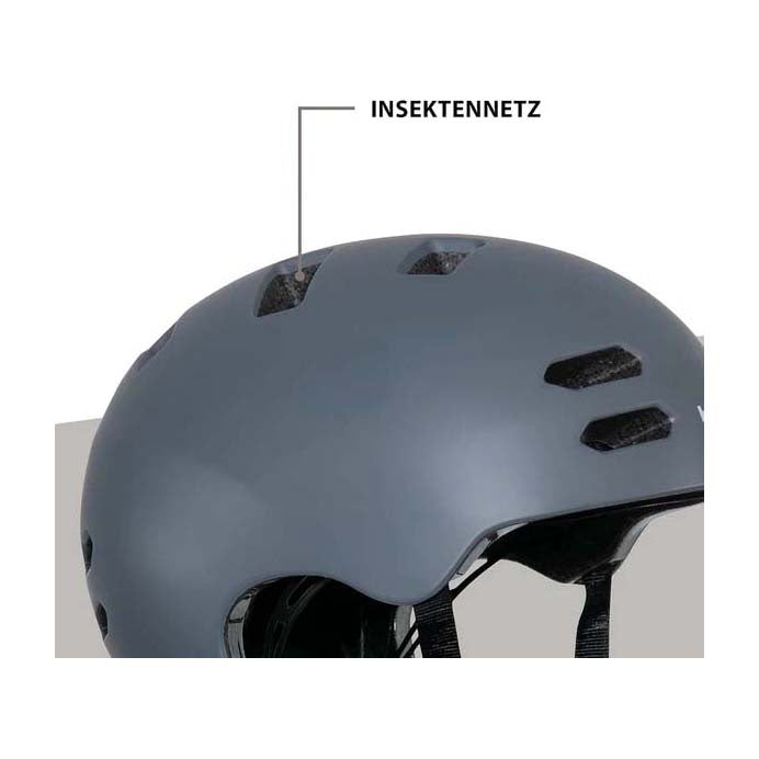 Load image into Gallery viewer, Hudora skaterhelm allround grafiet, maat l (58-61cm)
