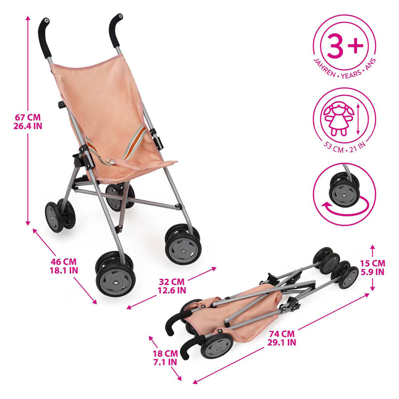 Chargez l'image dans la visionneuse de la galerie, Lobbes speelgoed bv buggy poppenwagen opvouwbaar
