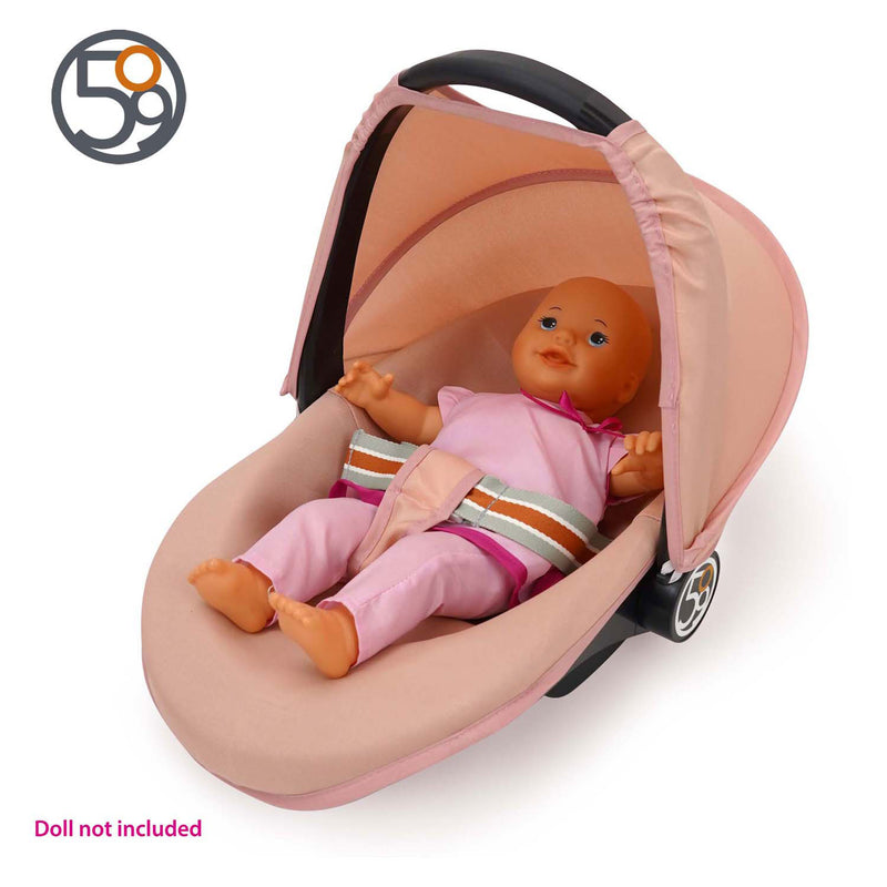 Load image into Gallery viewer, 509 crew 3-in-1 poppenautostoel - roze
