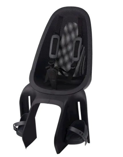 Qibbel kinderzitje achter air midnight black met mik-hd dragerbevestiging