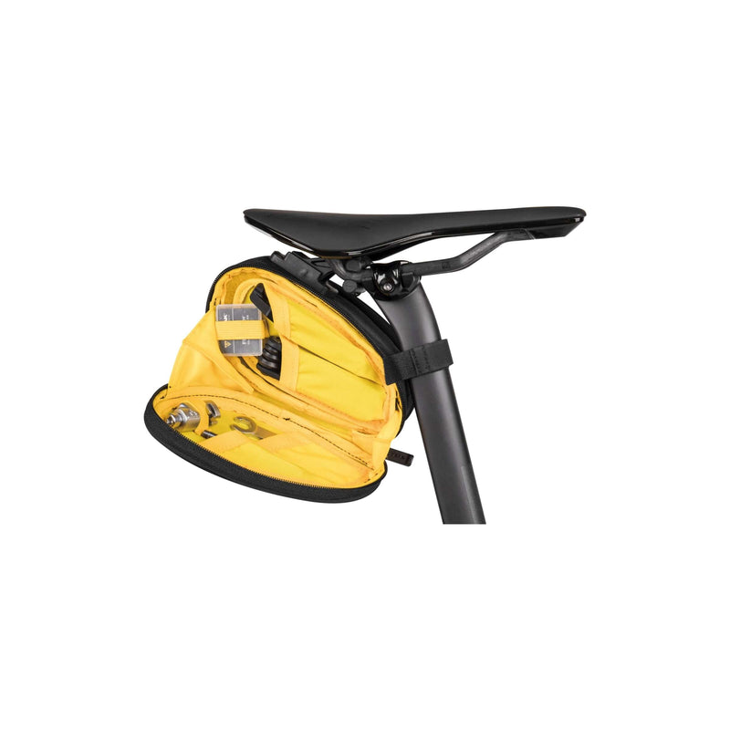Afbeelding laden in galerijviewer, Topeak zadeltas Sidekick Medium, zwart, polyester, waterafstotend, 0,7L, fietsaccessoire
