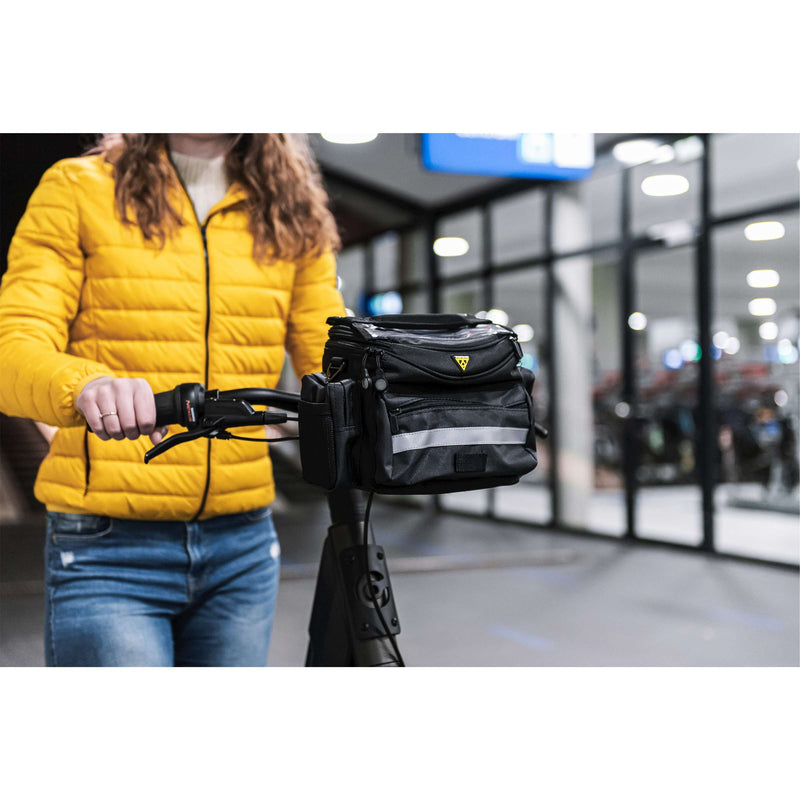 Laden Sie das Bild in Galerie -Viewer, Topeak Stuurtas Tour Guide Zwart E-bike
