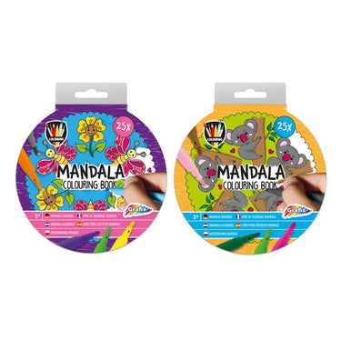 Grafix mandala kleurboek 25 bladzijde ø15cm