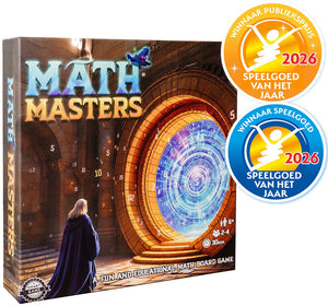 Dutchgames math masters rekenspel - dutch games - educatief bordspel voor kinderen - leren rekenen met plezier