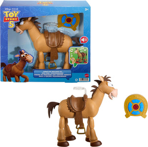 Mattel disney en pixar toy story 5 giddy-up bullebeest rc - schaal van 30,5 cm