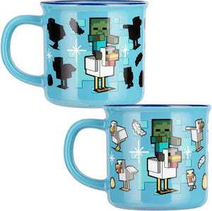 Minecraft chicken jockey - magische mok unisex kop - meerkleurig - standard