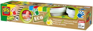 Ses creative vingerverf - 4 basiskleuren - vanaf 2 jaar - 4 x 110 ml - knutselen - glutenvrij - schoencadeautjes sinterklaas