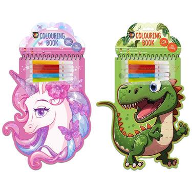Grafix colouring kleurboek dierenvorm 20 pagina's