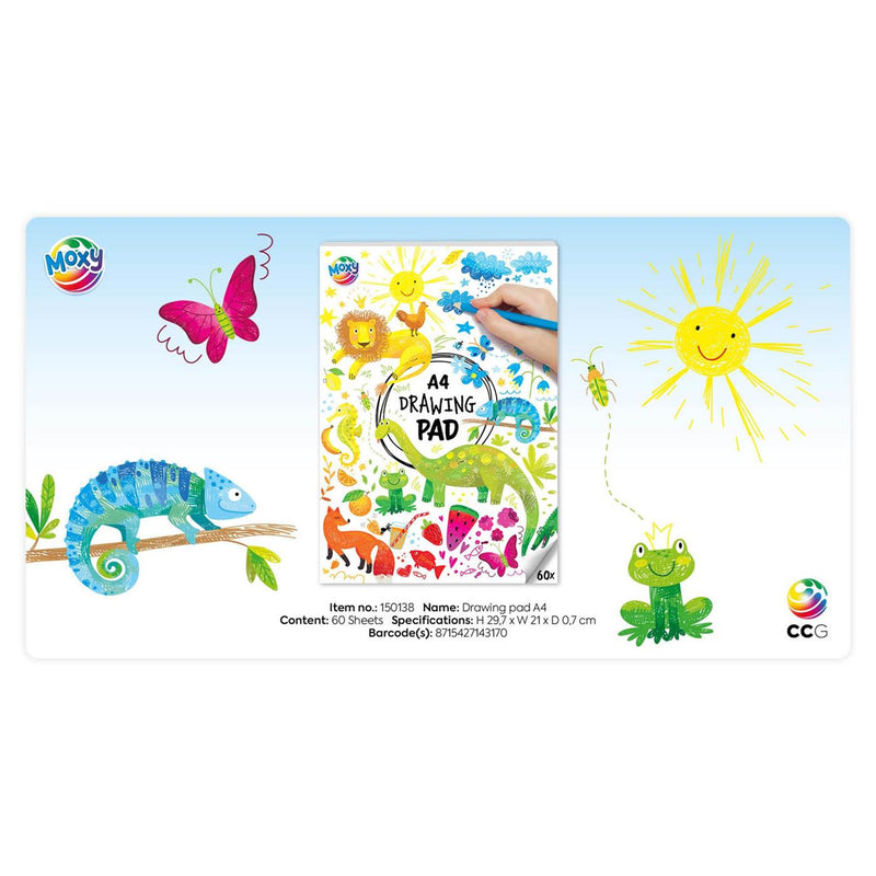 Load image into Gallery viewer, Moxy schetsblok a4, 60 vel
