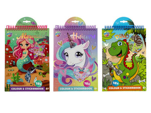 Moxy kleur stickerboek 16 pagina's 1 puffy stickersheet 1 stickersheet 29x21cm