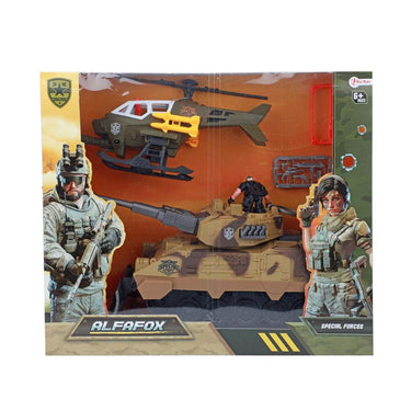 Toi-toys toi toys alfafox speelset militair met accessoires