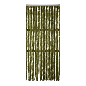 Vliegengordijn martinique uni groen 90x210cm