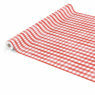 Load image into Gallery viewer, Via chasse tafelzeil pvc 140 cm gingham red
