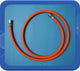 Propaanslang 150cm 2x3 8 wartel rubber slang (compleet)