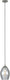 Eglo estanys hanglamp - 1 lichts - ø19 cm - e27 - rookglas - grijs zwart