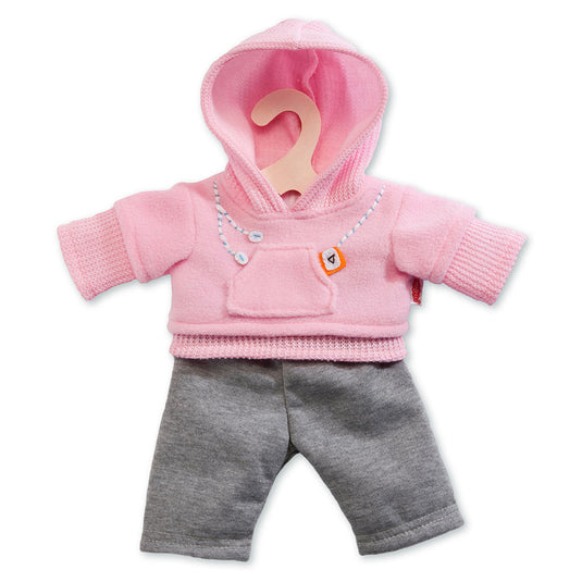 Heless poppen jogging outfit - roze, 35-45 cm