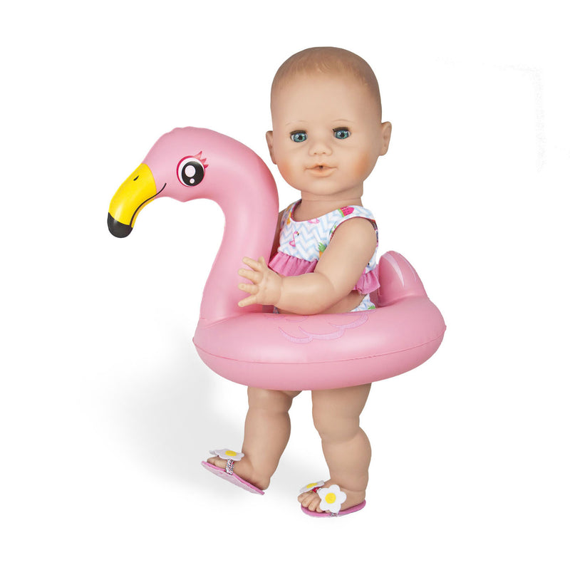 Chargez l'image dans la visionneuse de la galerie, Heless poppen zwemset flamingo, 35-45 cm
