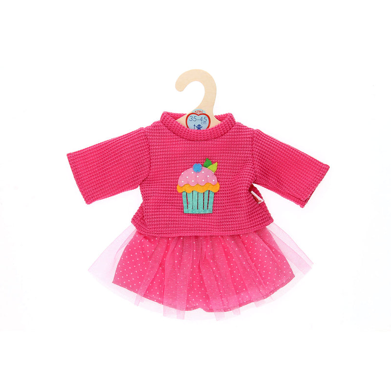 Afbeelding laden in galerijviewer, Heless poppen pullover met rok, 35-45 cm
