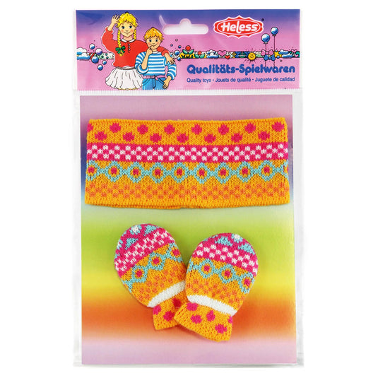 Heless poppen hoofdband met wanten, 35-45 cm