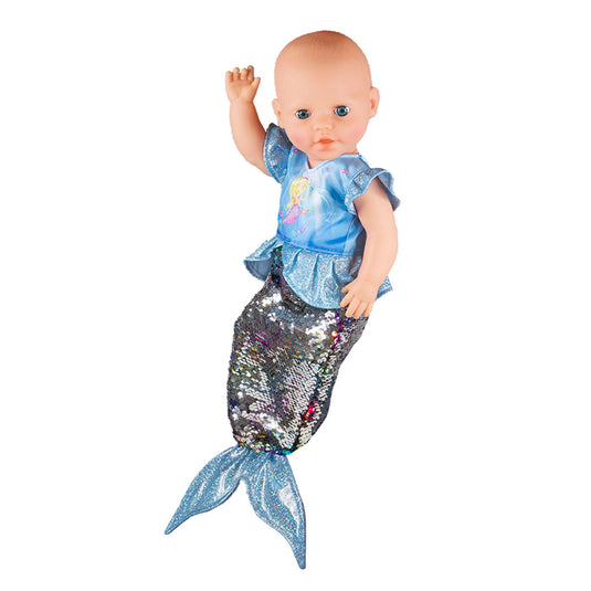 Heless poppenjurk zeemeermin met pailletten, 28-35 cm