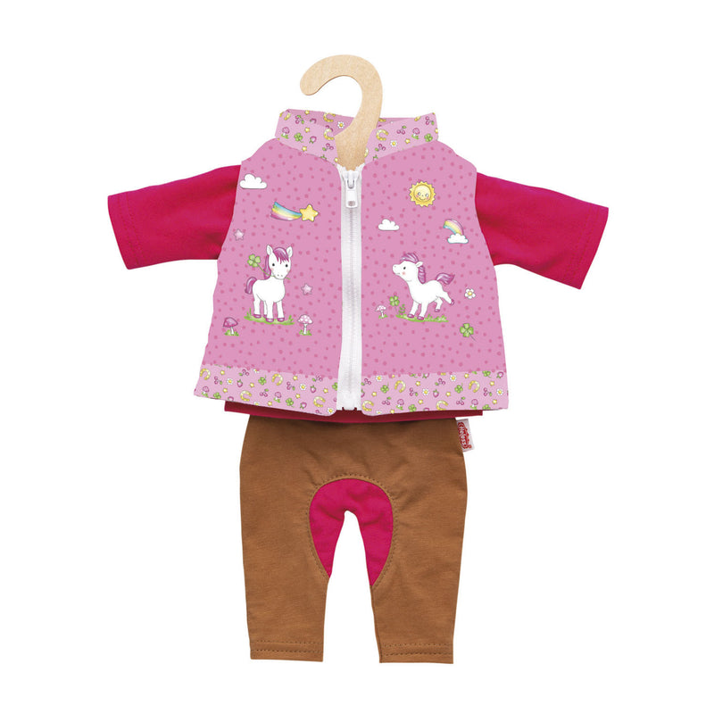 ギャラリービューアに画像をロードする, Heless poppenoutfit paardrijden - eenhoorn, 28-35 cm
