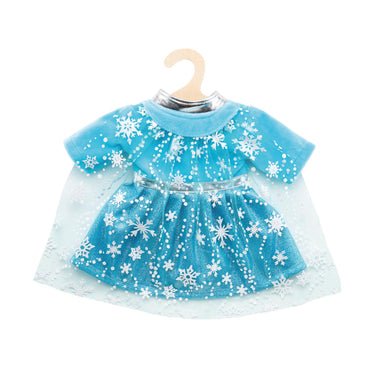 Heless poppenjurk ijsprinses met cape, 35-45 cm