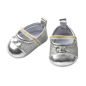 Heless poppenballerina's glitter - zilver, 30-34 cm