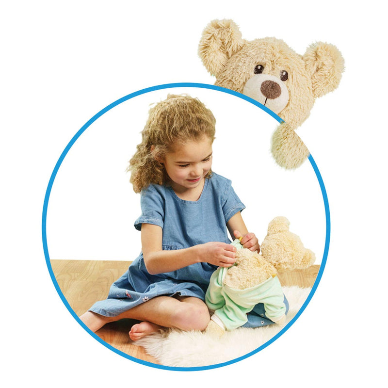 Afbeelding laden in galerijviewer, Heless knuffel pluche teddy rainbow, 32cm
