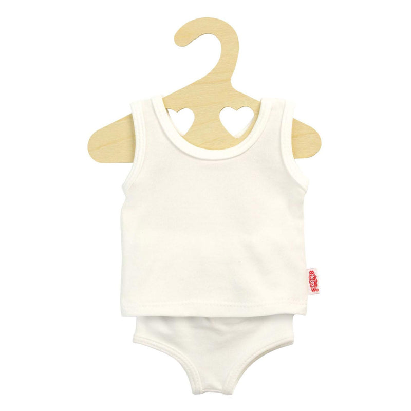 Load image into Gallery viewer, Heless poppenonderbroek en -hemd wit, 35-45 cm
