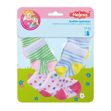 Heless poppen sokkken 3 paar, 35-45 cm