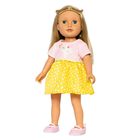Heless poppenjurk bunny lou, 35-45 cm