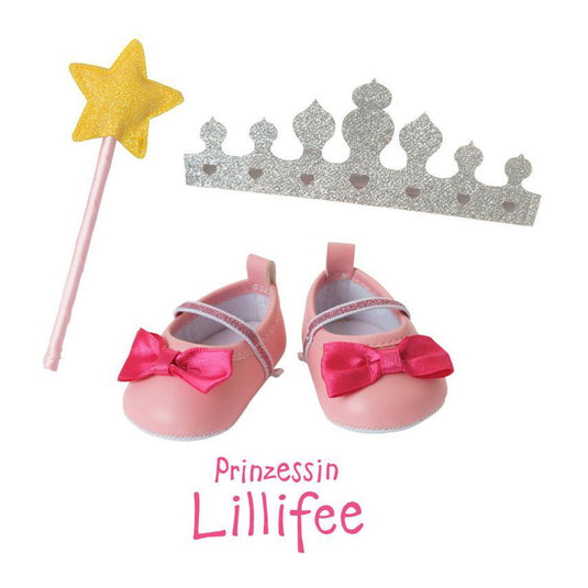 Heless poppen accessoires prinses lillifee set, 38-45 cm