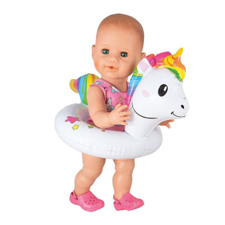 Load image into Gallery viewer, Heless poppen zwemring eenhoorn henri, 28-35 cm
