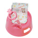 Heless poppenpotje met accessoires roze - 15cm