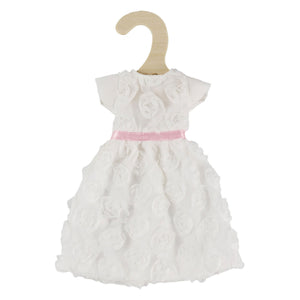 Heless witte jurk voor modepoppen - 29cm