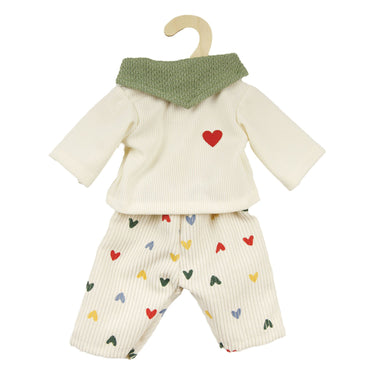 Heless jongens babypop met corduroy outfit - 34cm